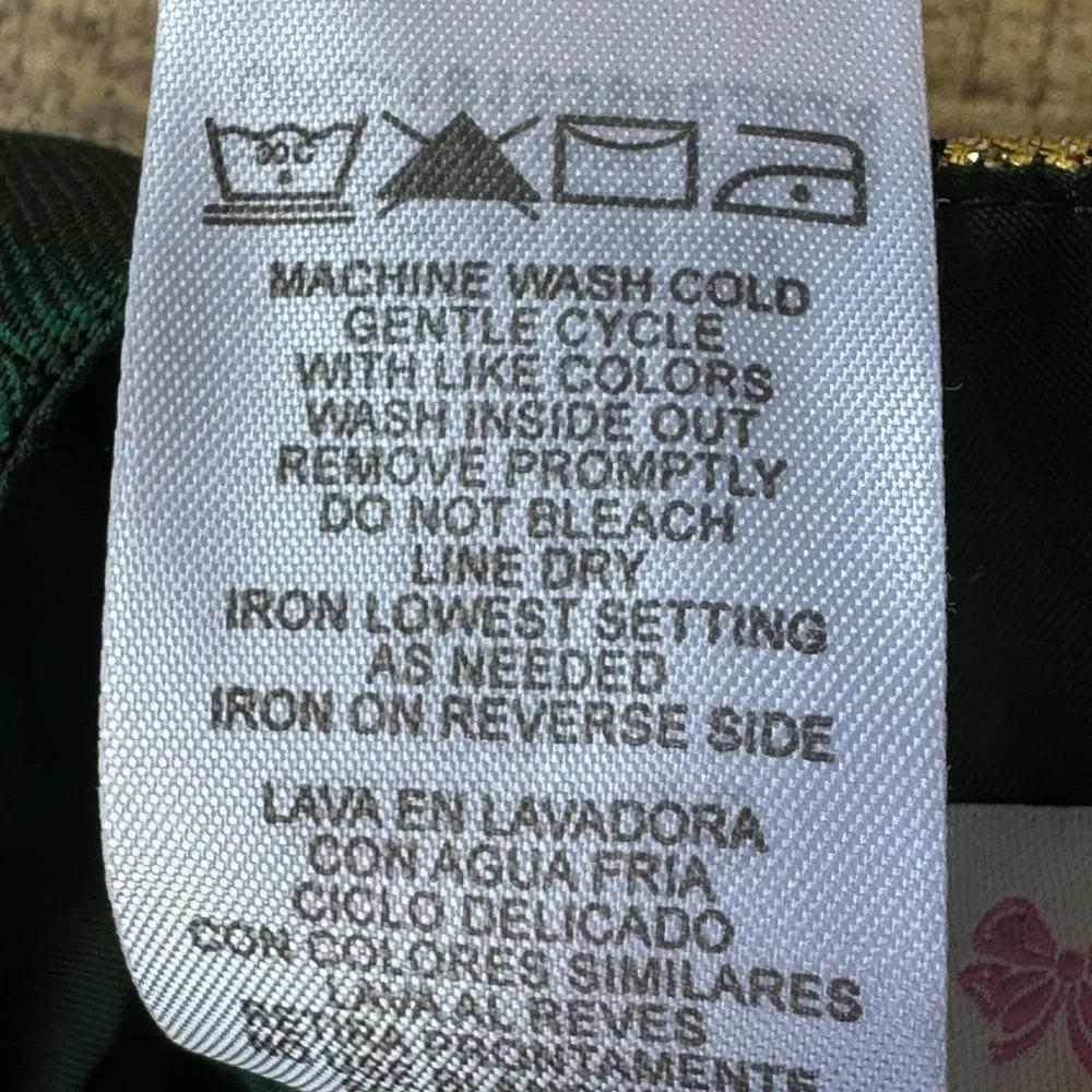 Bonnie Jean Reindeer Jacquard Holiday Dress size 2T - Picture 10 of 10